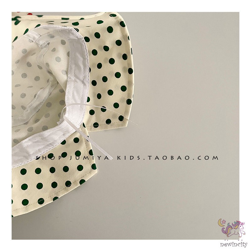 Nón Tai Bèo Họa Tiết Chấm Bi Thời Trang Mùa Hè Hàn Quốc