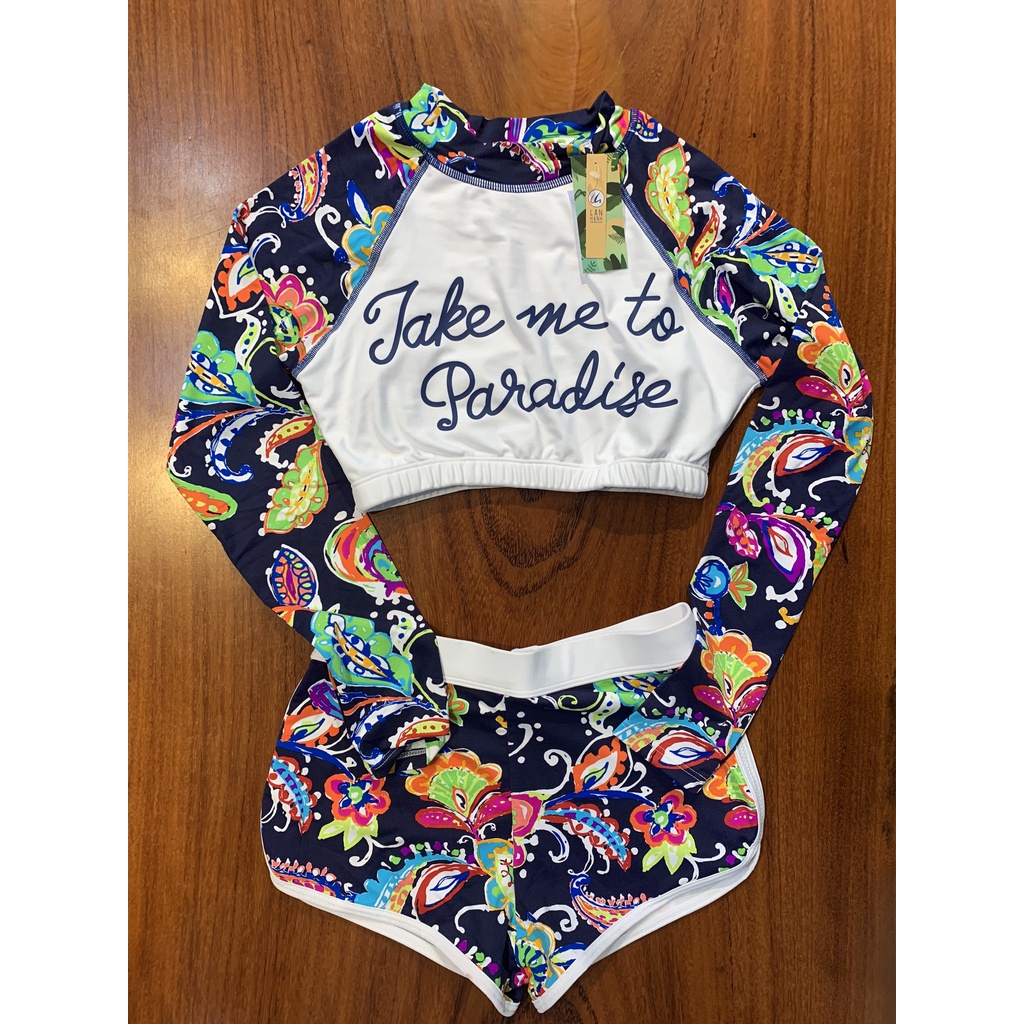 Bộ bơi nữ tay dài 21084-Lan Hạnh