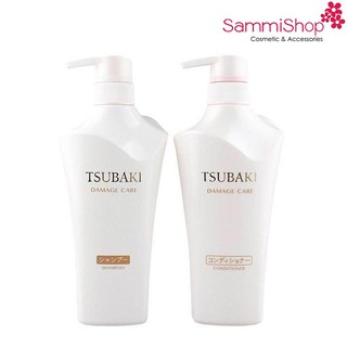 Dầu Gội / Xả Tsubaki Damage Care Conditioner 500ml ( Trắng ) (Nhập Khẩu)