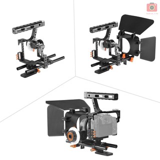 Bộ Khung Máy Ảnh Andoer C500+Hộp Đựng 15mm Cho Máy Ảnh Panasonic Gh4/A7S/Adc