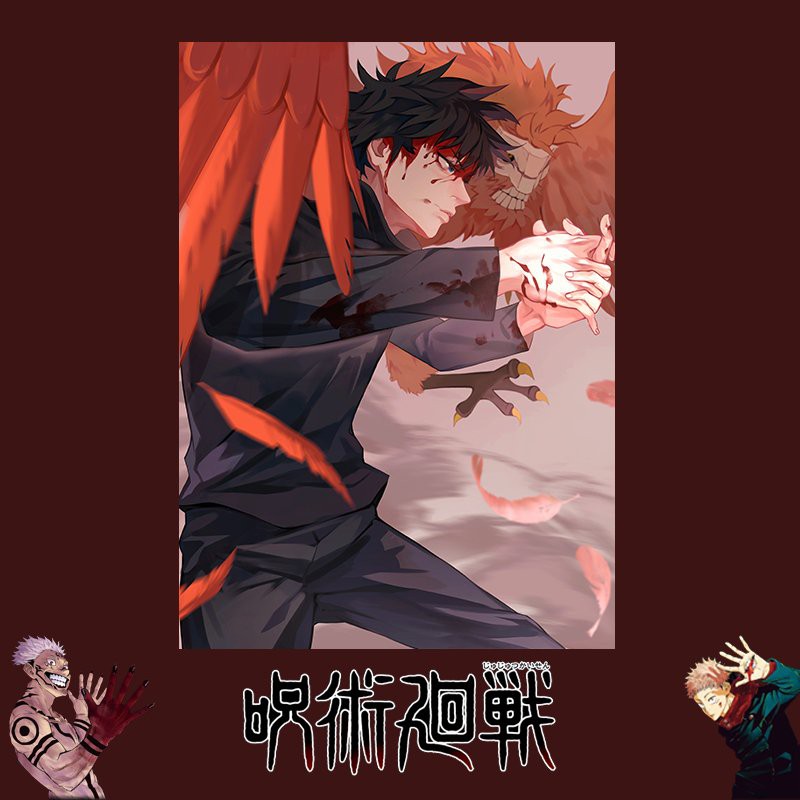 Tấm Poster Anime cao cấp giấy 260gsm JUJUST KAISEN CHÚ THUẬT HỒI CHIẾN ảnh đẹp nhiều mẫu anime chibi