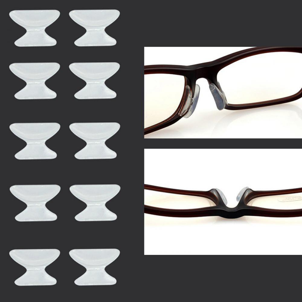 Set 5 cặp miếng đệm mũi co mắt kính chất liệu silicon chống trượt