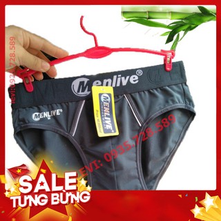 Combo 5 Quần lót nam Menlive bản lưng lớn - quần lót nam lưng bự thời trang -Thun lạnh cao cấp