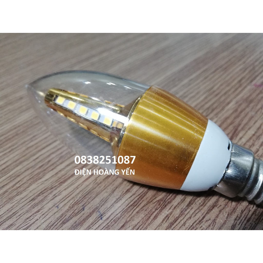 BÓNG LED NẾN ĐUI E14,E27 5W