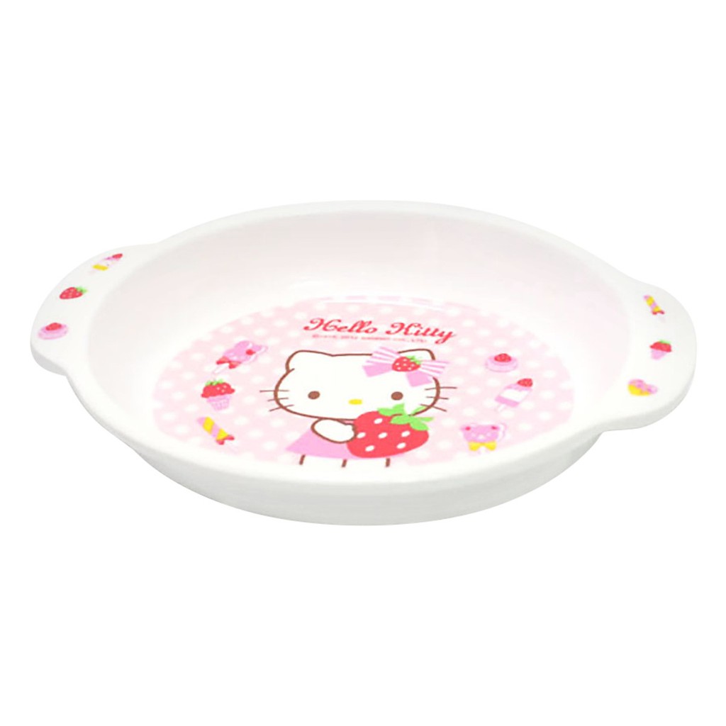 Đĩa dành cho trẻ em bằng nhựa Hello Kitty LKT454 - 160 x 125 x 26mm