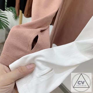 Áo Thun Thu Đông Cổ Vuông Chất Bozip