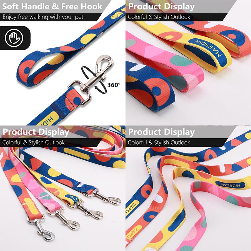 HamshMoc Bộ Dây Dắt Thú Cưng Đi Dạo Bằng Nylon Chắc Bền