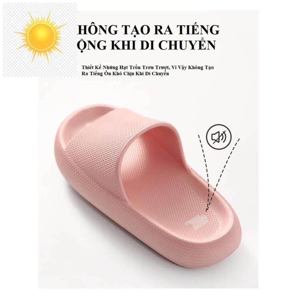 💍🎁 Dép nam nữ quai ngang thời trang hot taobao độn đế 5cm bánh mỳ siêu êm siêu nhẹ chống nước, trơn trượt cực hot 💍🎁