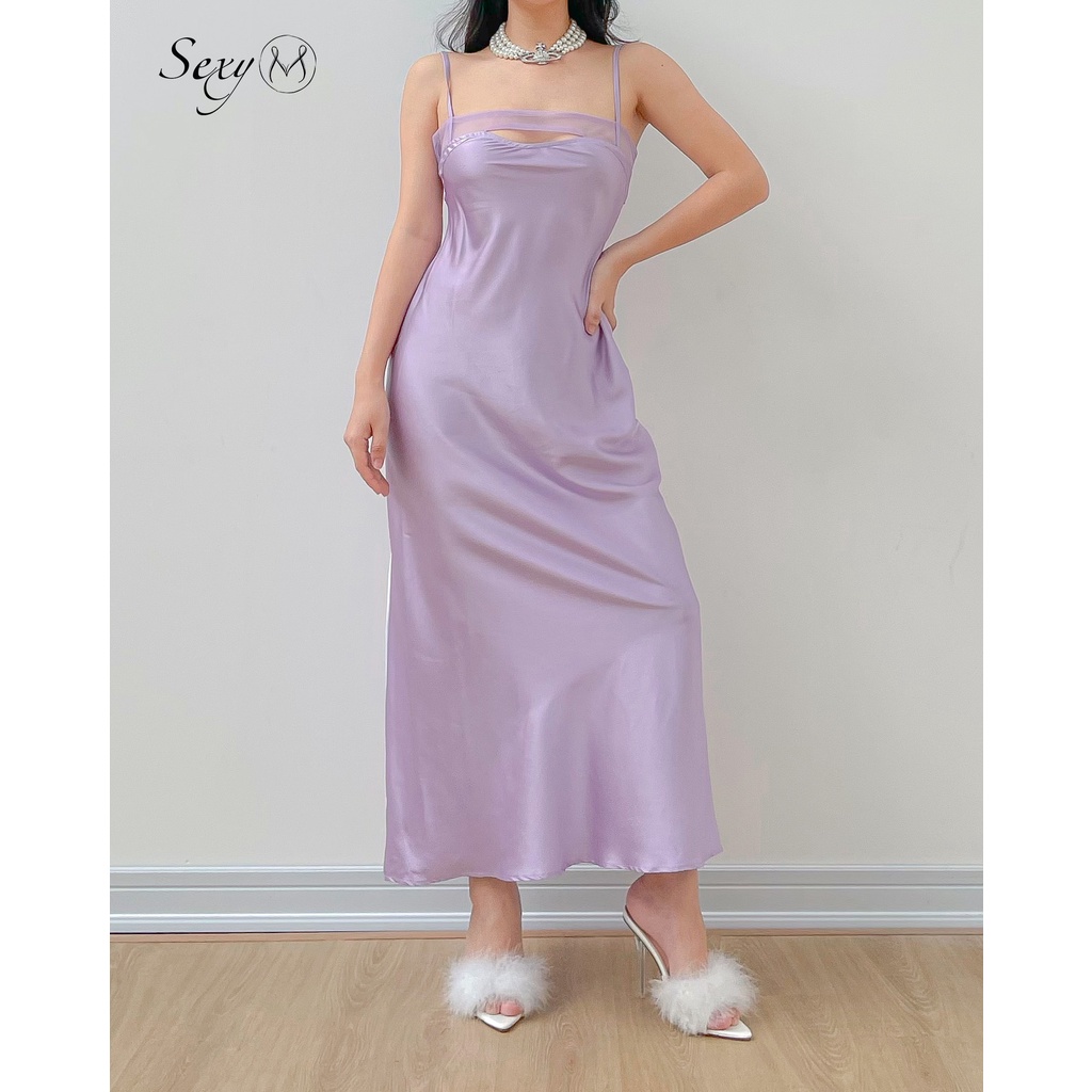 Váy lụa pha lưới Royale VN47 Sexy M