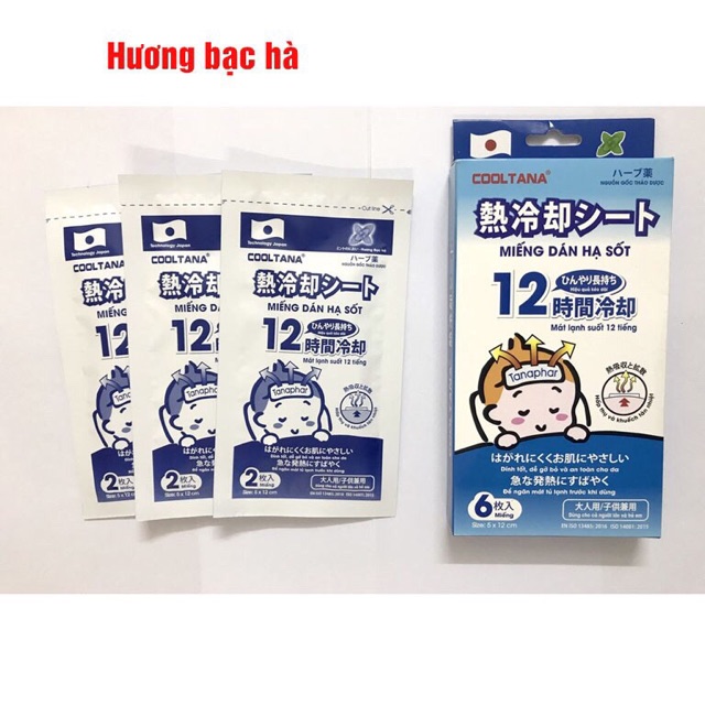 Miếng dán hạ sốt hàng chính hãng được bán tại Nhà Thuốc