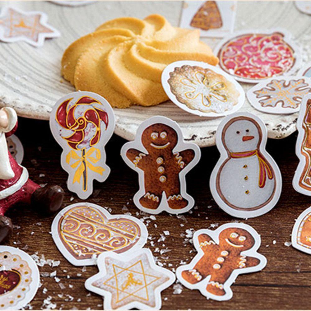 Set 40 Sticker Dán Trang Trí Sổ Tay Chủ Đề Giáng Sinh