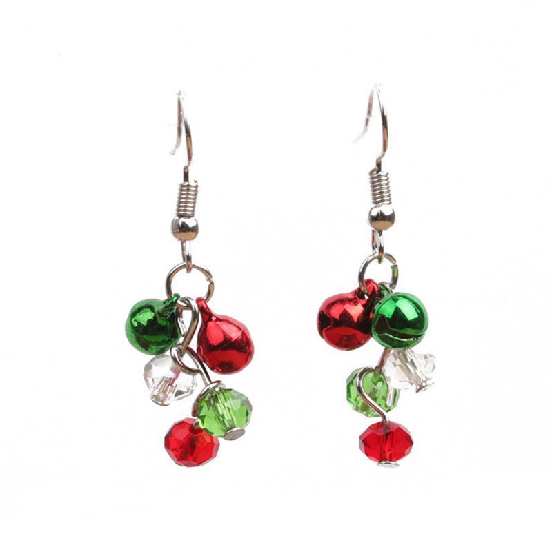Bông Tai Dáng Dài Hình Ông Già Noel / Người Tuyết Thời Trang Giáng Sinh Cho Nữ