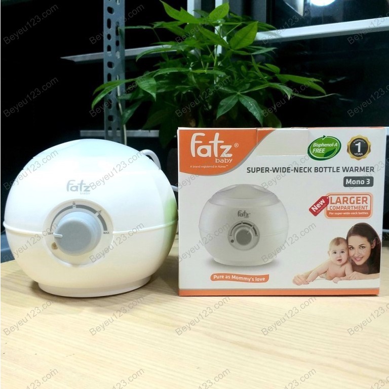 Máy hâm sữa và thức ăn cho bình sữa siêu rộng FATZBABY FB3027SL - Fatz Mono 3