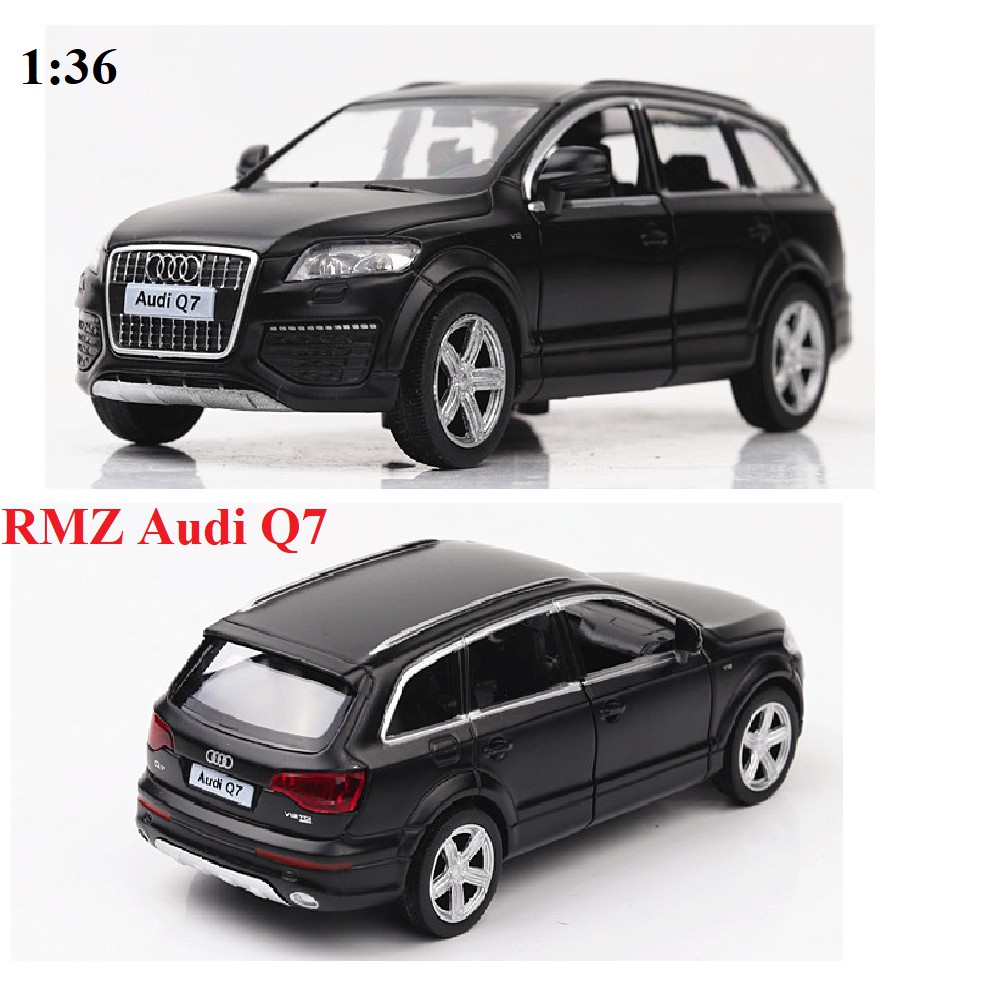 Xe mô hình ô tô RMZ Audi Q7 tỉ lệ 1:36 xe bằng sắt chạy cót