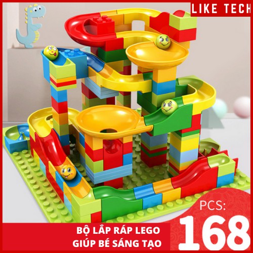 Bộ Xếp Hình Lắp Ráp Lego 168 Chi Tiết Giúp Bé Thoải Mái Sáng Tạo Phát Triển Trí Thông Minh LIKETECH TOYS