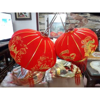 ĐÈN LỒNG NHUNG ĐỎ TREO TẾT ( ĐỦ KÍCH THƯỚC 40-60-80-100CM)