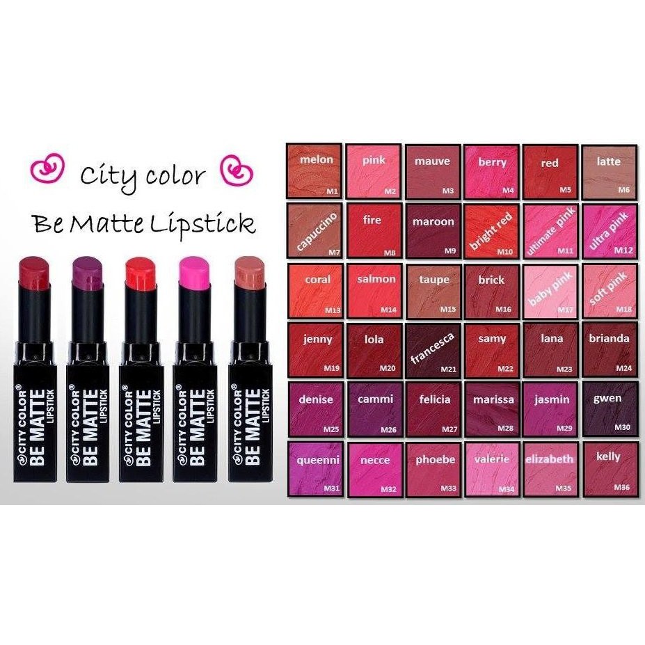 Son lì City Color Be Matte Lipstick