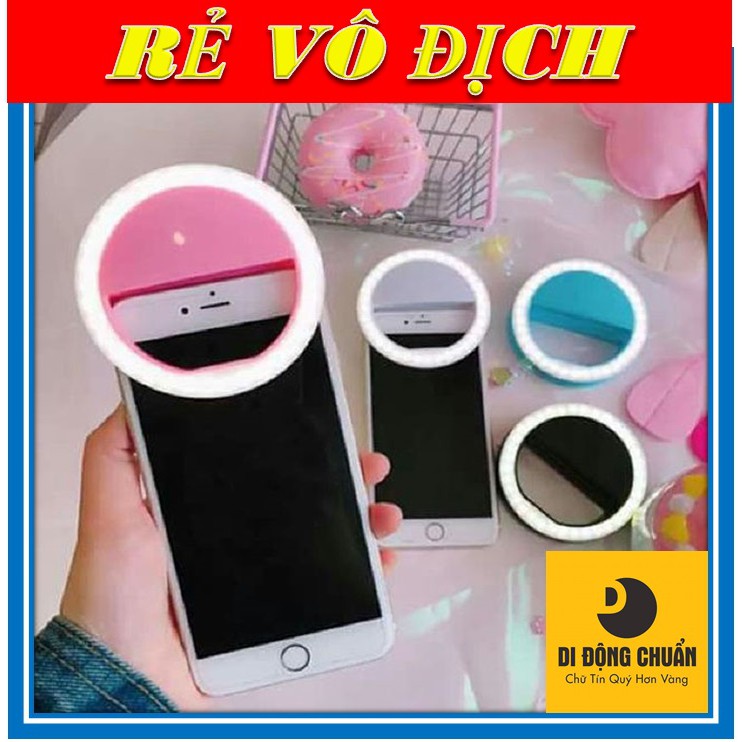 Đèn selfie hỗ trợ chụp ảnh, giúp khuôn mặt đẹp hơn, ánh sáng đều hơn