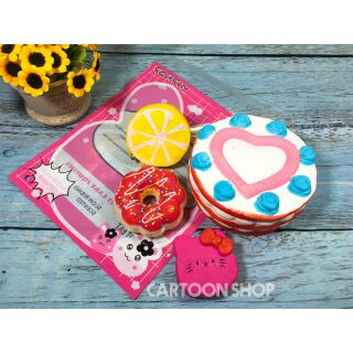 Combo 4 squishy dễ thương chậm tăng