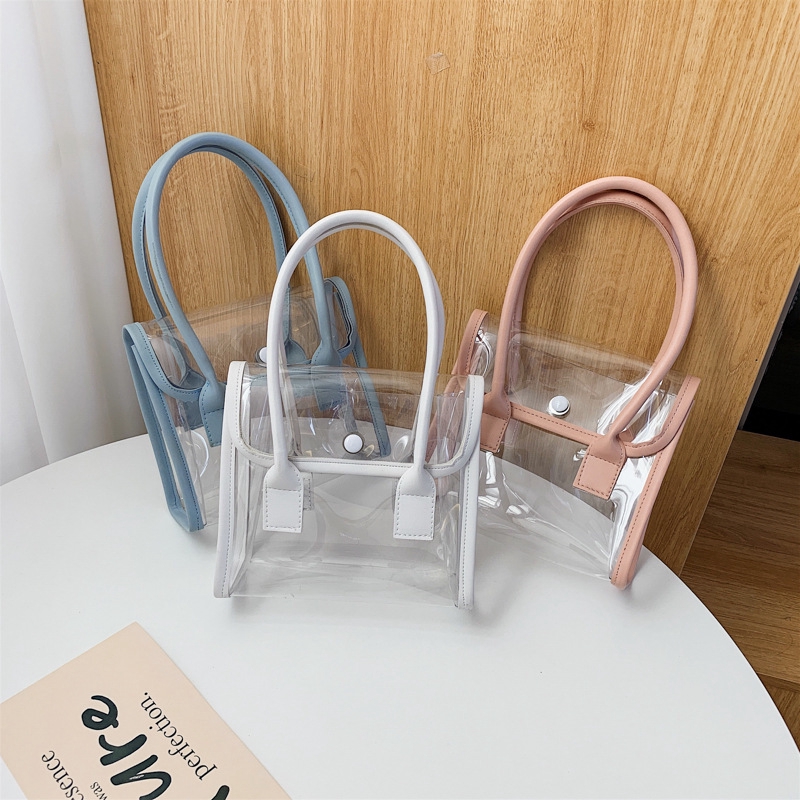 Túi xách thiết kế kiểu trong suốt thời trang cá tính dành cho nữ