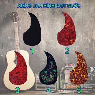 [15 MẪU] Miếng dán chống xước dán thùng đàn Guitar - trang trí đàn Guitar