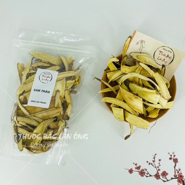 Cam thảo lát sấy khô 500g (Cam thảo bắc, trà cam thảo dưỡng nhan, thanh nhiệt )