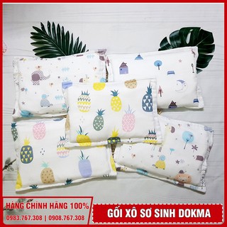 Gối Xô Ruột Bông Sơ Sinh Dokma Cho Bé (KT: 26x36cm)