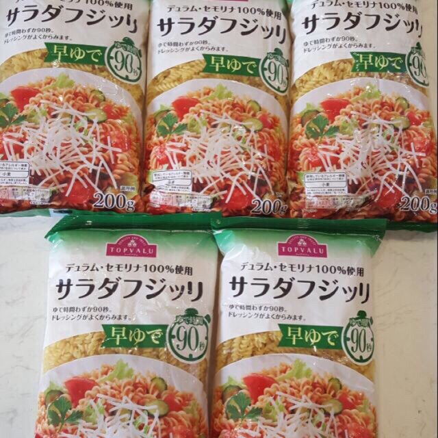 Nui xoắn Topvalu 200gr Nhật Bản