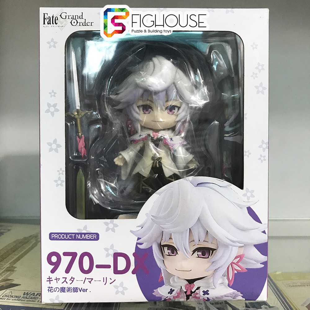 CÓ HÌNH THẬT - Mô Hình Nhân Vật Caster Merlin Flower Magician - Đồ Chơi Mô Hình Nendoroid 970