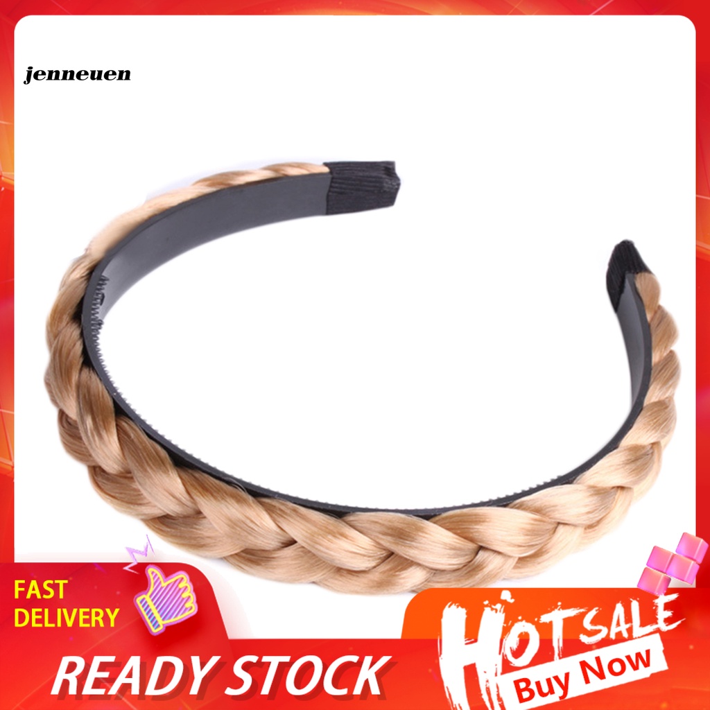 [Hàng mới về] Cài tóc gắn tóc giả bện sợi tổng hợp 1/1.5/1.8cm cho nữ