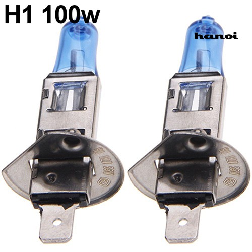 Set 2 Bóng Đèn Pha Xenon H1 / H4 / H7 55w / 100w 12V 5000k Cho Xe Hơi