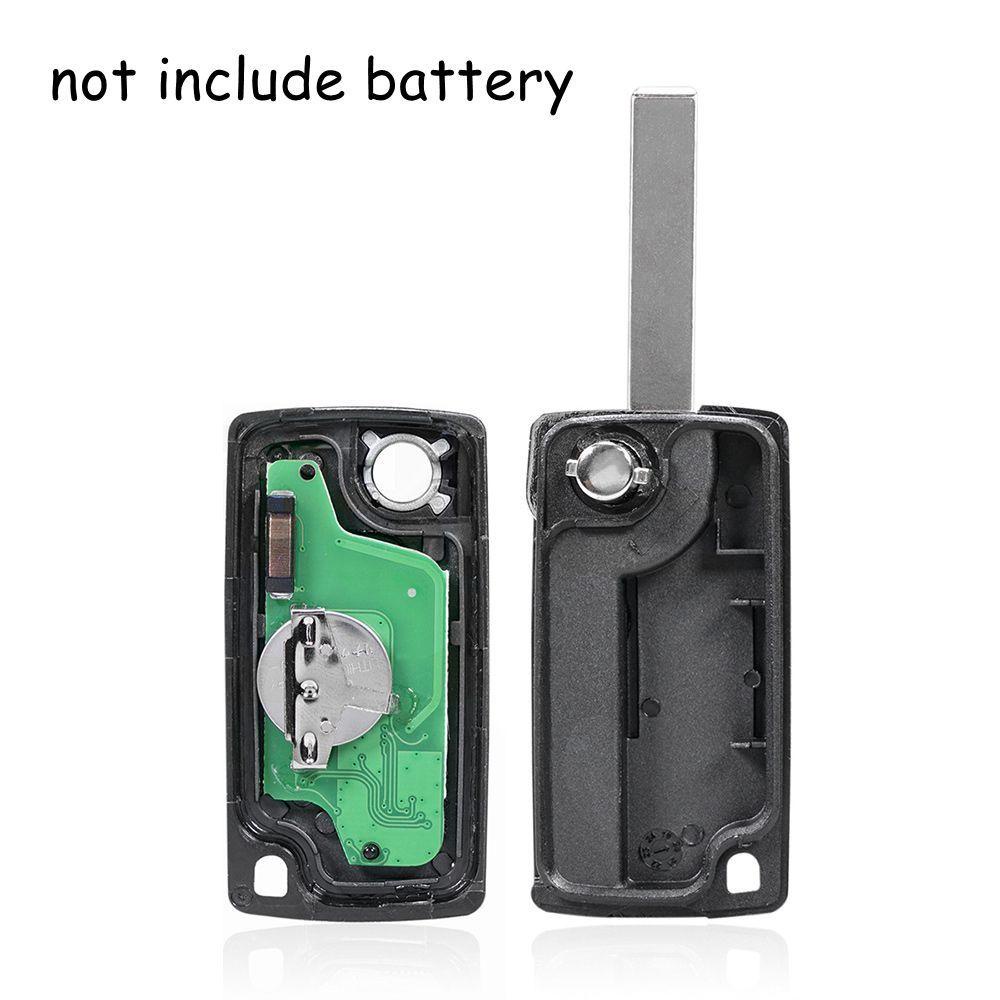 Chìa Khóa Điều Khiển Từ Xa 4 Nút 433MHz Bền Bỉ Chuyên Dụng Cho Peugeot