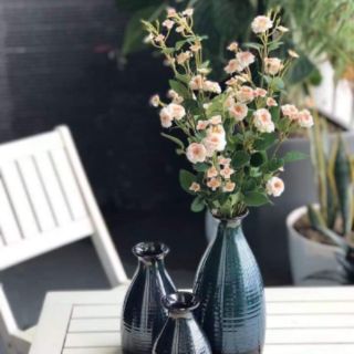Sét 3 lọ hoa gốm sứ Bát Tràng