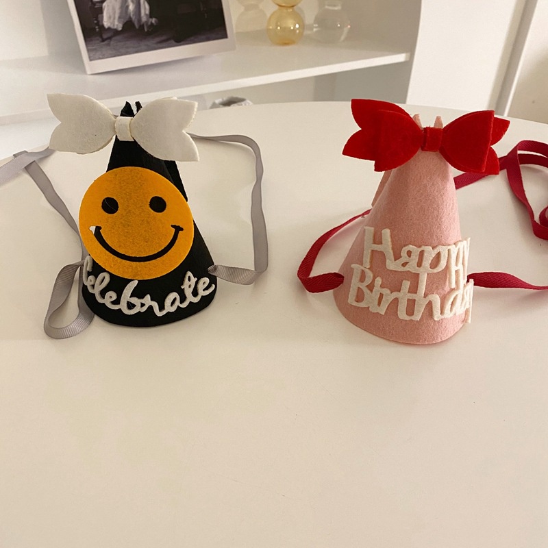 Mũ sinh nhật 3D dễ thương phong cách Hàn Quốc