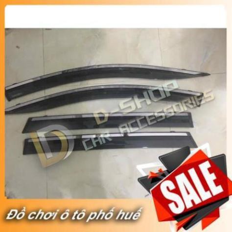 VÈ CHE MƯA SANTAFE 2019 CHỈ MẠ INOX New
