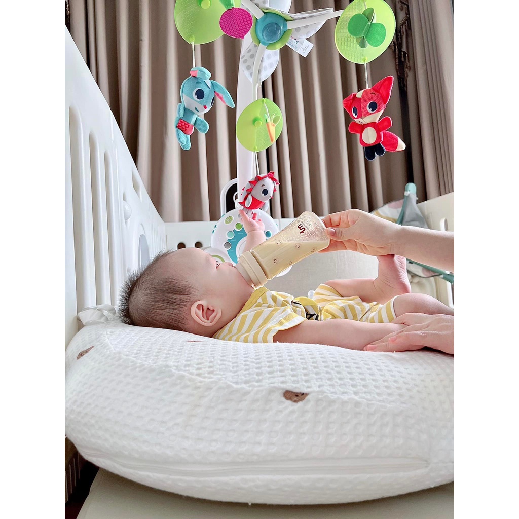 Bình hút Tovi and Molly , Bình hút Thỏ - Sóc 180ml/280ml Hàn Quốc chính hãng