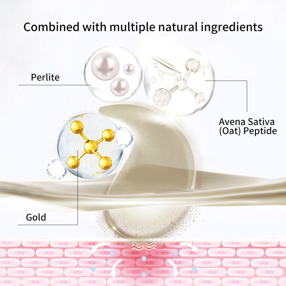 Mặt Nạ Mắt Collagen Lanbena Gold Black Pearl Miếng Dán Mắt Loại Bỏ Túi Mắt Làm Sáng Da 60 Miếng