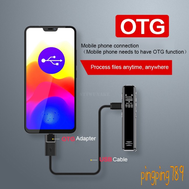 Máy Ghi Âm Mini Kỹ Thuật Số 16gb Have C8