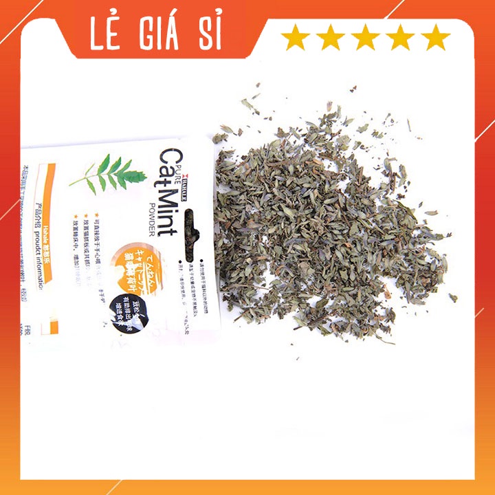 [Mã PET50K giảm Giảm 10% - Tối đa 50K đơn từ 250K] Cỏ Bạc Hà Catnip dành cho mèo (gói 5gr) - Thức ăn cho mèo giá sỉ