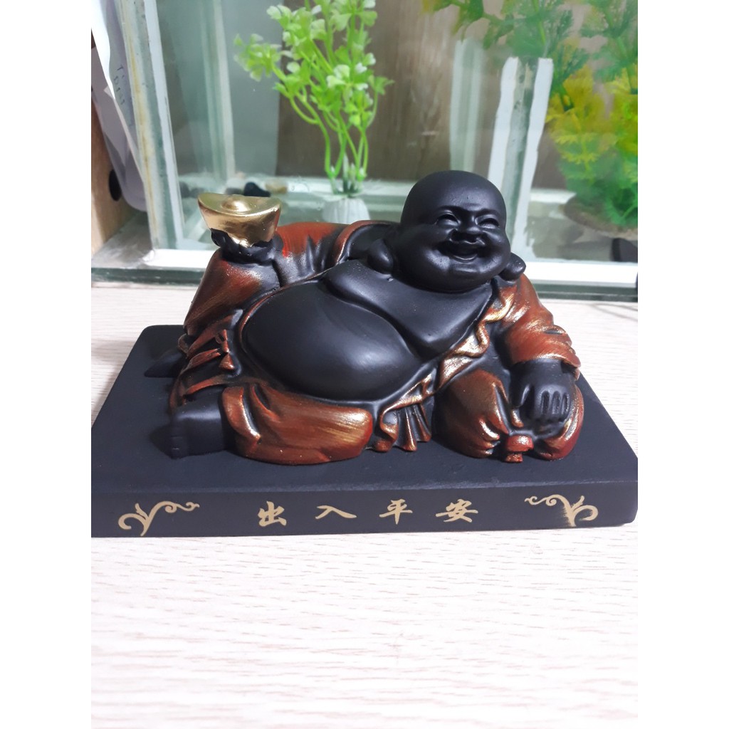 Tượng phật di lặc bằng than hoạt tính khử mùi, trang trí ô tô