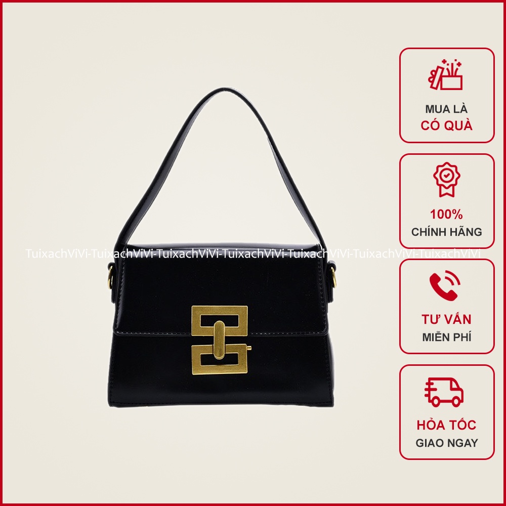 Túi đeo chéo Vivi - Túi basic da trơn mịn đi chơi hay dùng công đều hợp [Ảnh & Clip thật]