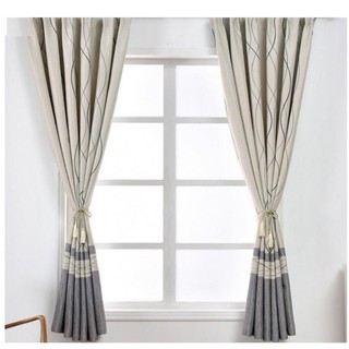 Rèm vải cửa đẹp - phong cách đa dang phong phú - xoắn xám