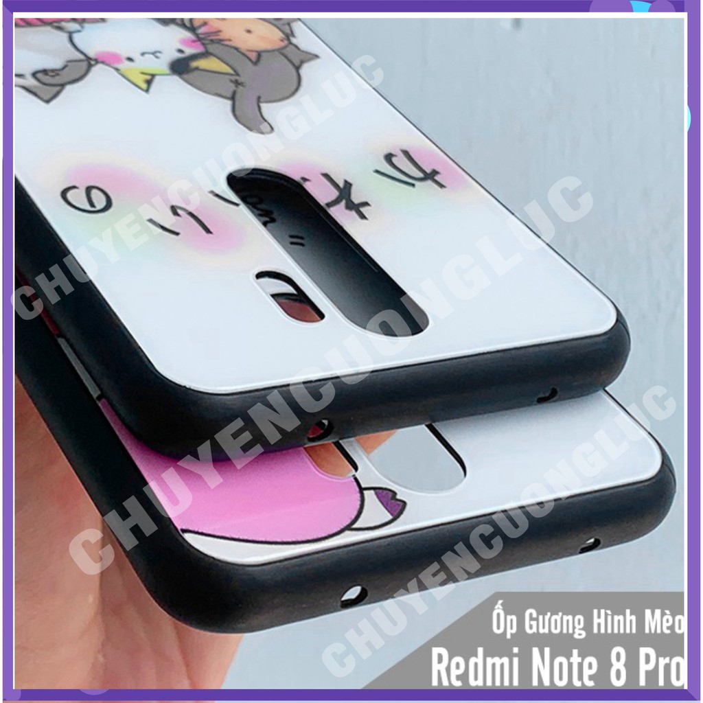 [BAO GIÁ] Ốp lưng Xiaomi Redmi Note 8 Pro gương hình Mèo