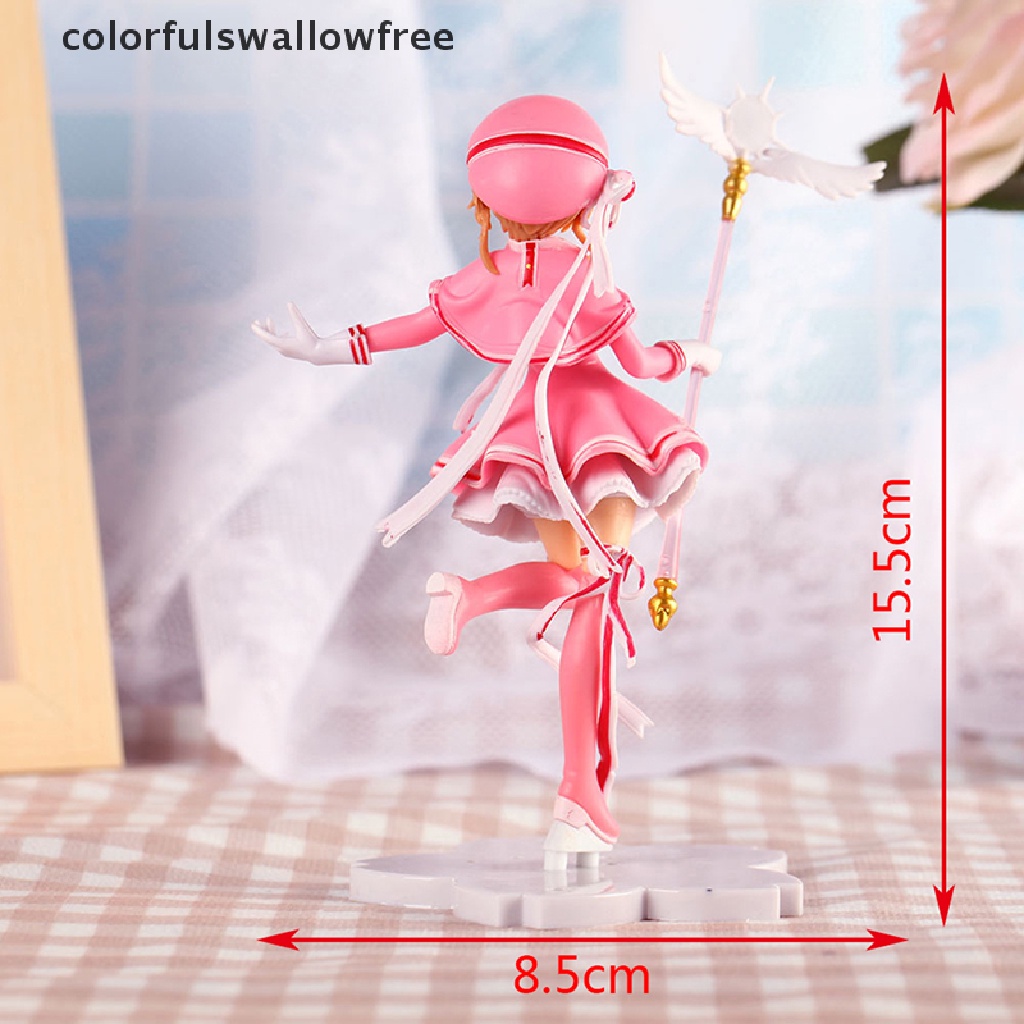 Mô Hình Thủ Lĩnh Thẻ Bài SAKURA Màu Hồng Xinh Xắn ABC