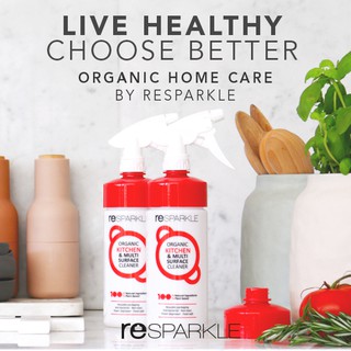 [HỮU CƠ] Nước lau bếp và các vật dụng gia đình 500ml - Resparkle (Úc)