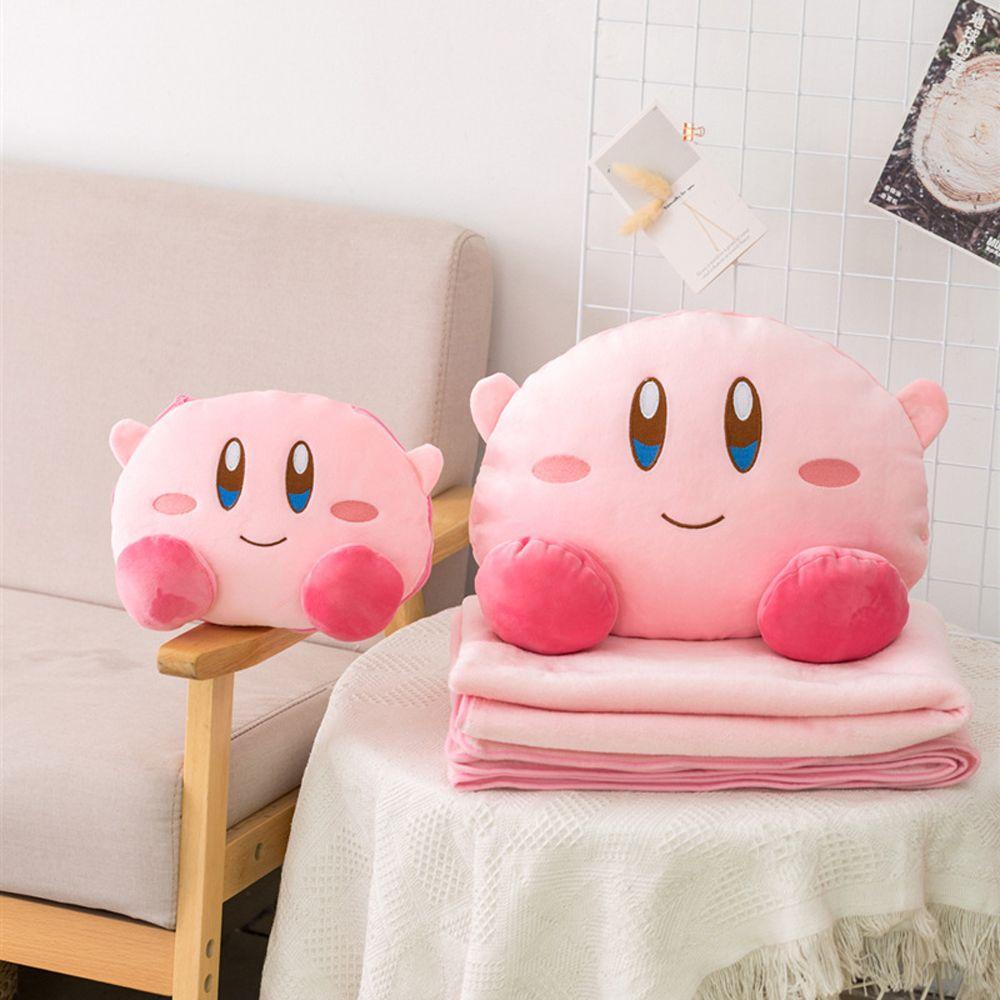 Gối Tựa Đầu Hình Ngôi Sao Kirby Hoạt Hình Nhồi Bông Sáng Tạo Cho Xe Hơi