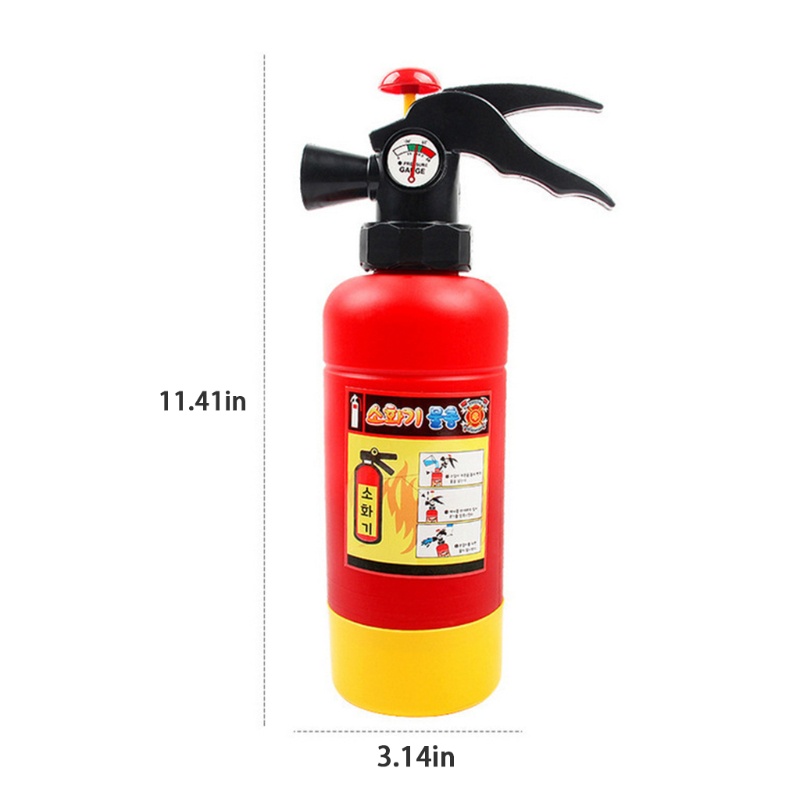 WMMB Kids Swimming Toy Water Pool Supplies Press Spray Toy Extinguisher Shape Swimming Pool Water Fighting Active Toys