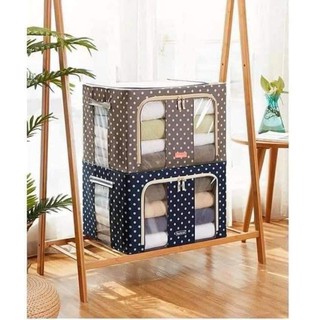 Hộp vải khung sắt giữ đồ