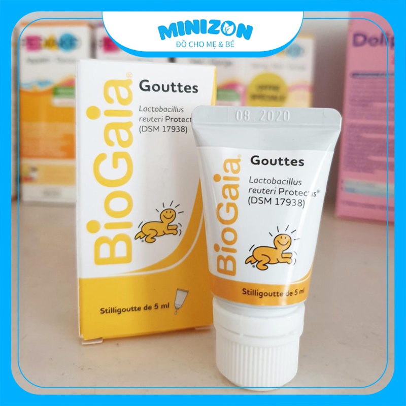 Men Vi Sinh BioGaia Gouttes Nội Địa Pháp Hỗ Trợ Tiêu Hóa Dạng Nhỏ Giọt Cho Bé (Hộp 5ml) | Minizon Kids