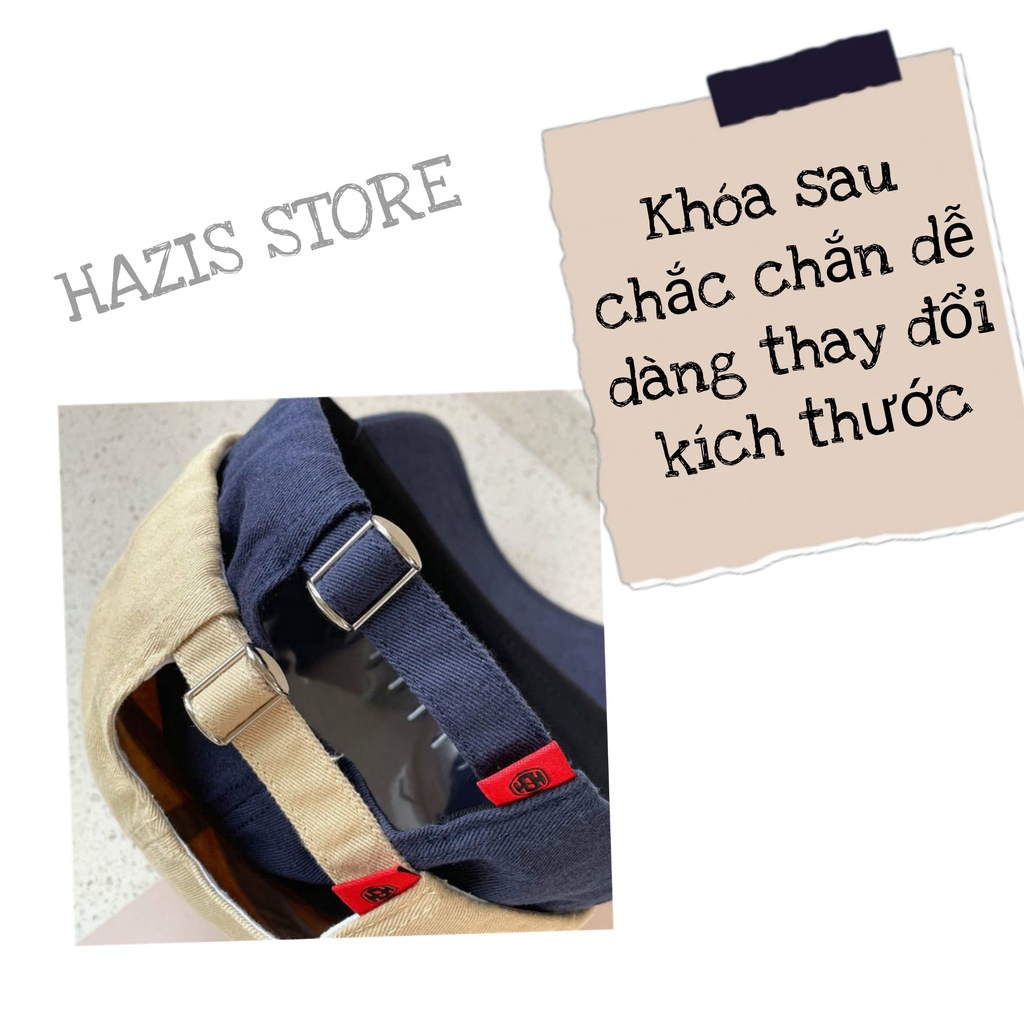 Mũ lưỡi trai thêu chữ,nón kết nhiều màu phong cách Ulzzang Unisex nam nữ Hàn Quốc - Hazis Store